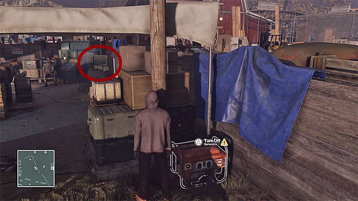 Turn off the generator and collect nitroglycerin from the suitcase as soon as the guard moves away from it - Murdering Sean Rose | Colorado - Colorado: Freedom Fighters - Hitman Game Guide