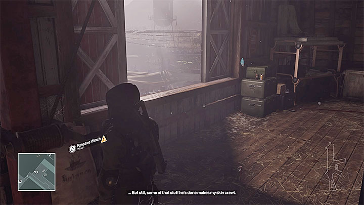 The winch is located on the upper floor of the barn and its good to take care of the nearby opponents first - Murdering Sean Rose | Colorado - Colorado: Freedom Fighters - Hitman Game Guide