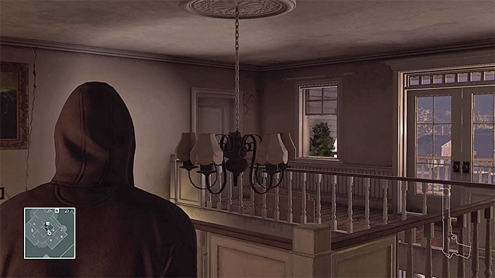 Hit the chain that holds the chandelier - Murdering Penelope Graves | Colorado - Colorado: Freedom Fighters - Hitman Game Guide