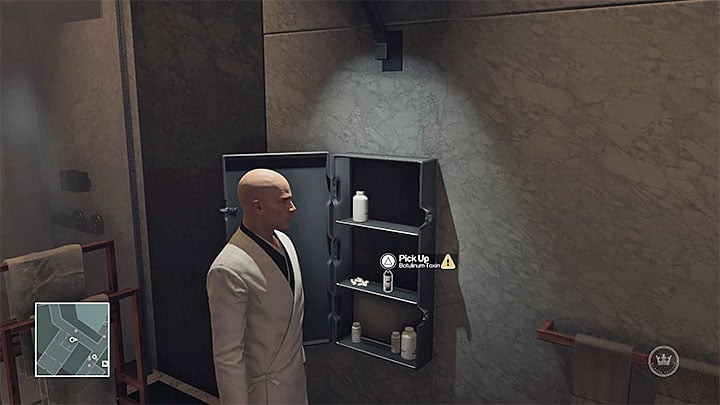 One of the toxins is in the locker in Portmans apartment - Important items | Hokkaido - Hokkaido: Situs Inversus - Hitman Game Guide