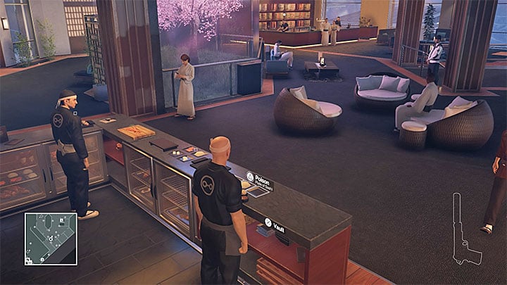 Apply the fugu poison on the sushi - Murdering Yuki Yamazaki | Hokkaido - Hokkaido: Situs Inversus - Hitman Game Guide