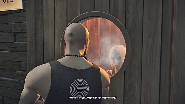 Lock Yuki in the sauna - Murdering Yuki Yamazaki | Hokkaido - Hokkaido: Situs Inversus - Hitman Game Guide