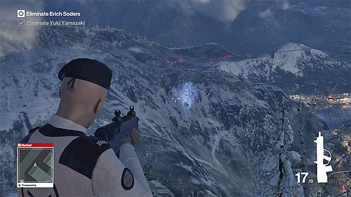 Once Yuki and her men attempt to reach the cable car, quickly eliminate those guards that can notice and engage 47 - Murdering Yuki Yamazaki | Hokkaido - Hokkaido: Situs Inversus - Hitman Game Guide