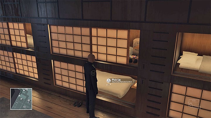The remote control is on one of the beds - Murdering Erich Soders | Hokkaido - Hokkaido: Situs Inversus - Hitman Game Guide