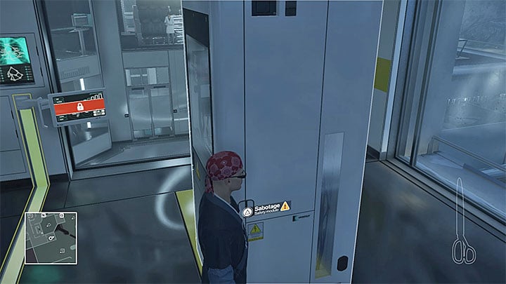 Begin with sabotaging the safety module - Murdering Erich Soders | Hokkaido - Hokkaido: Situs Inversus - Hitman Game Guide