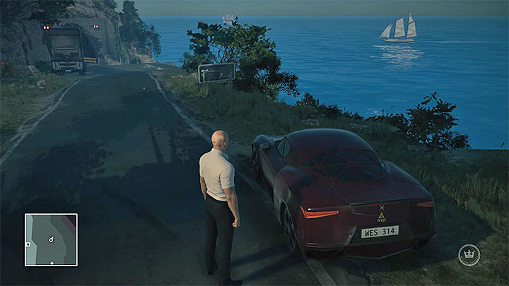 You can use Dino Boscos car to escape, if only you have his car keys from his trailer on you - Exploration of the movie set | Sapienza: The Icon - Summer Episode - Sapienza: The Icon - Hitman Game Guide