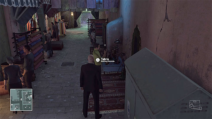Talk to Mendola to have him follow you - Murdering both targets | Marrakesh: A House Built on Sand - Summer Episode - Marrakesh: A House Built on Sand - Hitman Game Guide