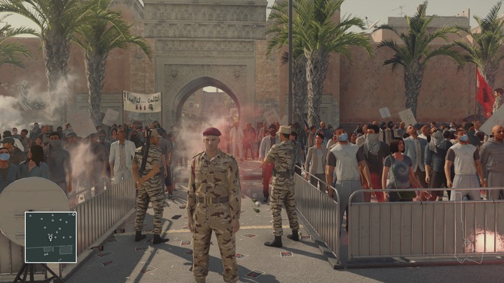 Disguised as the officer, you have great possibilities in moving around the map. - Disguises | Marrakesh - Marrakesh: A Gilded Cage - Hitman Game Guide