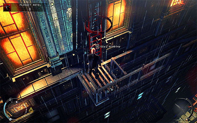 Move to the right, ignoring call from officers in a police helicopter - Burning hotel | 4: Run For Your Life - 4: Run For Your Life - Hitman: Absolution Game Guide