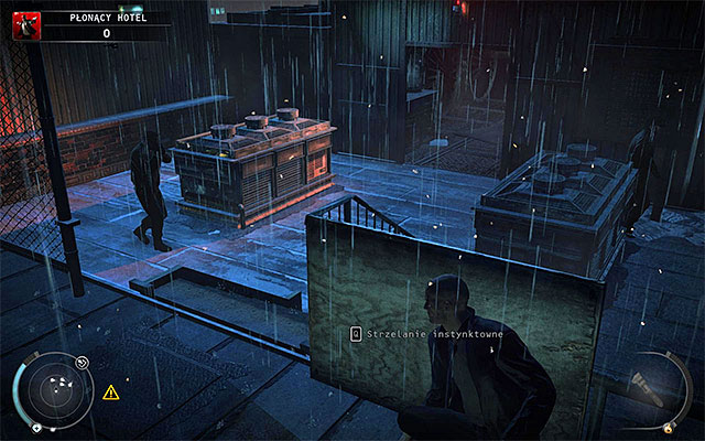 In the next part of your march you should reach small stairs and a passage, which is guarded by two or three enemies - Burning hotel | 4: Run For Your Life - 4: Run For Your Life - Hitman: Absolution Game Guide