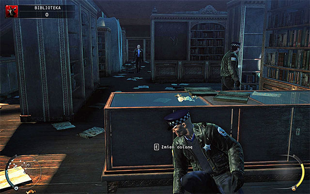 But fortunately there are other ways to leave the library without killing anyone - The Library - Crossing the second part of the library | 4: Run For Your Life - 4: Run For Your Life - Hitman: Absolution Game Guide