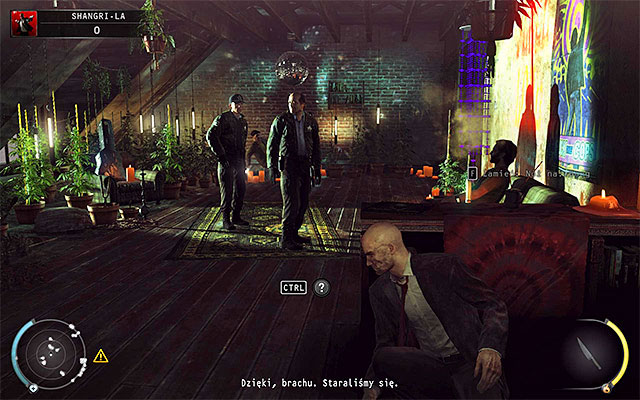 Now you have to determine the way you want to avoid being caught and reach a further part of the building - Shangri-La - Evading the police | 4: Run For Your Life - 4: Run For Your Life - Hitman: Absolution Game Guide