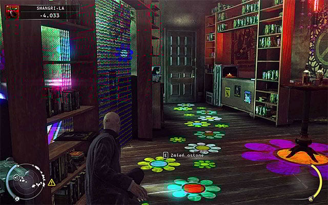 Hide behind the cover and wait for all nearby policemen appearing here - Shangri-La - Getting to the elevator | 4: Run For Your Life - 4: Run For Your Life - Hitman: Absolution Game Guide