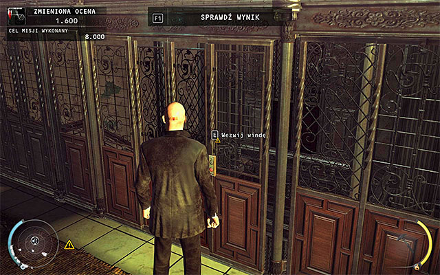 Both methods described above will allow you to ensure a safe access to the elevator - Shangri-La - Getting to the elevator | 4: Run For Your Life - 4: Run For Your Life - Hitman: Absolution Game Guide