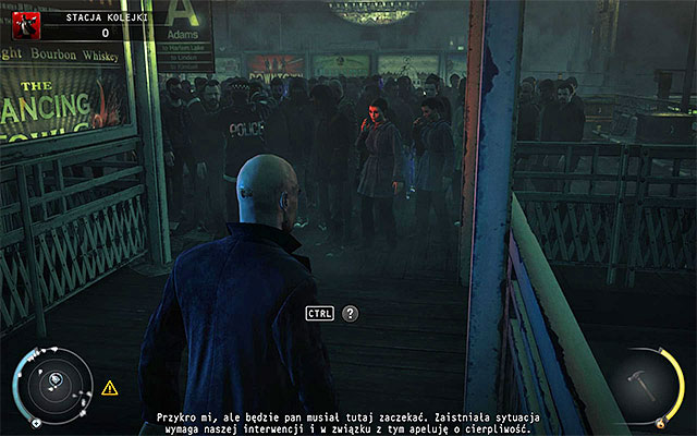 Regardless of whether you took evidence or not, head to the left building exit (the one, where SWAT team appeared at) - Train station - Getting to train station | 4: Run For Your Life - 4: Run For Your Life - Hitman: Absolution Game Guide