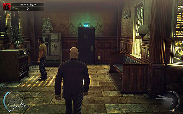 A door shown on the above screen leads to the back of the courthouse - Courthouse - Exploring the courthouse | 15: Skurkys Law - 15: Skurkys Law - Hitman: Absolution Game Guide
