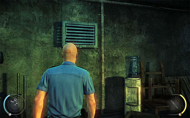 Stay focused, because you may encounter someone in the basement, depending on your difficulty settings - Holding cells | 15: Skurkys Law - 15: Skurkys Law - Hitman: Absolution Game Guide
