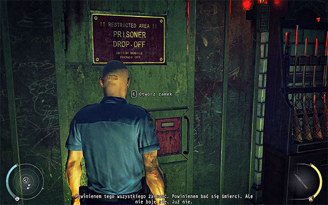 In order to exit this location you have to unlock the door shown on the above screen - Holding cells | 15: Skurkys Law - 15: Skurkys Law - Hitman: Absolution Game Guide