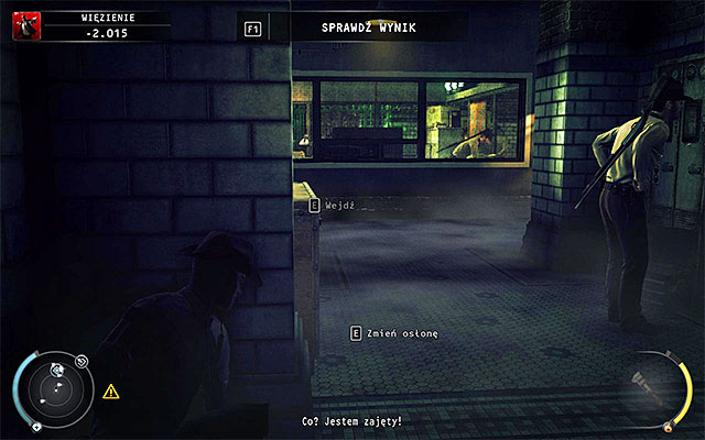 Regardless of you behavior, carefully approach a guard-room shown on the above screen - Prison | 15: Skurkys Law - 15: Skurkys Law - Hitman: Absolution Game Guide