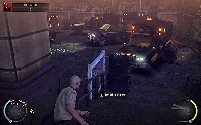 Second variant assumes going to the right - Outgunned | 16: Operation Sledgehammer - 16: Operation Sledgehammer - Hitman: Absolution Game Guide