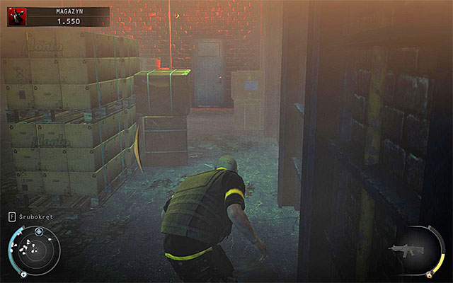 The alternative passage is the door shown on the above screen, located in one of warehouses corners - Burn | 16: Operation Sledgehammer - 16: Operation Sledgehammer - Hitman: Absolution Game Guide