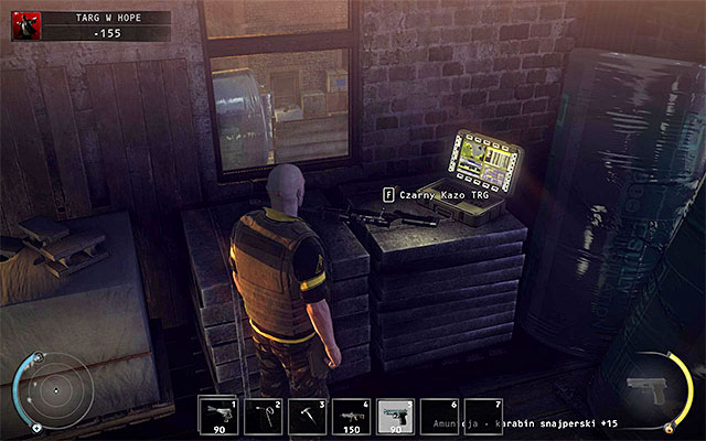 I suggest using the catwalk leading to the adjacent room on the floor - Hope Fair | 16: Operation Sledgehammer - 16: Operation Sledgehammer - Hitman: Absolution Game Guide