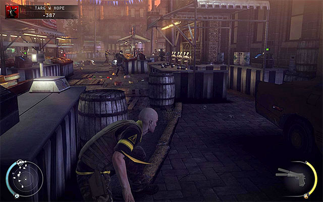 Another method of behavior assumes getting to the exit point without alerting enemies - Hope Fair | 16: Operation Sledgehammer - 16: Operation Sledgehammer - Hitman: Absolution Game Guide