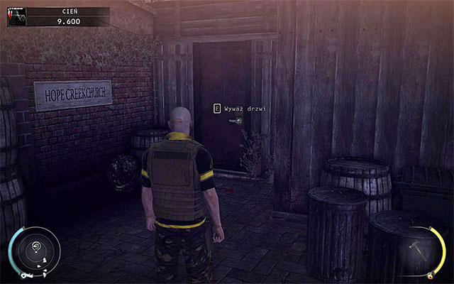Regardless of whether youve got the secret or not, you have to reach the door shown on the above screen - Hope Fair | 16: Operation Sledgehammer - 16: Operation Sledgehammer - Hitman: Absolution Game Guide