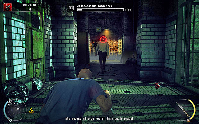 You can start completing the second part of this challenge only after getting to the Prison stage - 15: Skurkys Law - p. 2 | Challenges - Challenges - Hitman: Absolution Game Guide