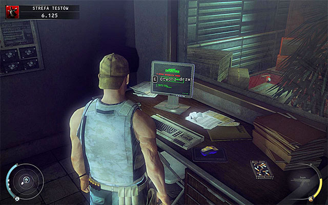 Once you have stolen files, return to the room where you earlier found a keycard - Test Facility - Accessing the test facility | 12: Death Factory - 12: Death Factory - Hitman: Absolution Game Guide