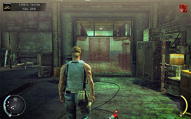 Now there is only one thing left - accessing the door leading to the decontamination - Test Facility - Disabling the security system | 12: Death Factory - 12: Death Factory - Hitman: Absolution Game Guide
