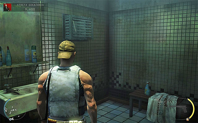 A safest way to get to your target is a ventilation shaft - Decontamination | 12: Death Factory - 12: Death Factory - Hitman: Absolution Game Guide