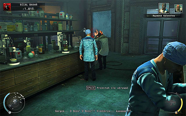 Now wait until Dr - R&D - Murdering Dr. Valentine | 12: Death Factory - 12: Death Factory - Hitman: Absolution Game Guide