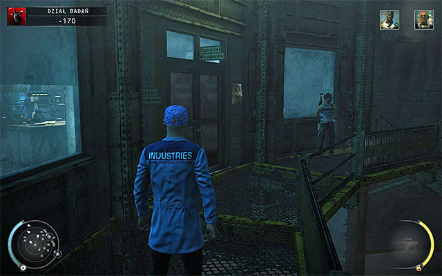 The last possible arranged accident assumes using the mega-taser - R&D - Murdering Dr. Valentine | 12: Death Factory - 12: Death Factory - Hitman: Absolution Game Guide