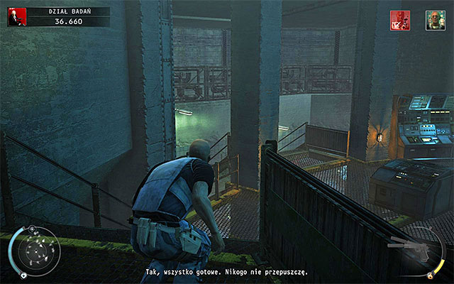 In order to get to the place where Dr - R&D - Murdering Dr. Ashford | 12: Death Factory - 12: Death Factory - Hitman: Absolution Game Guide