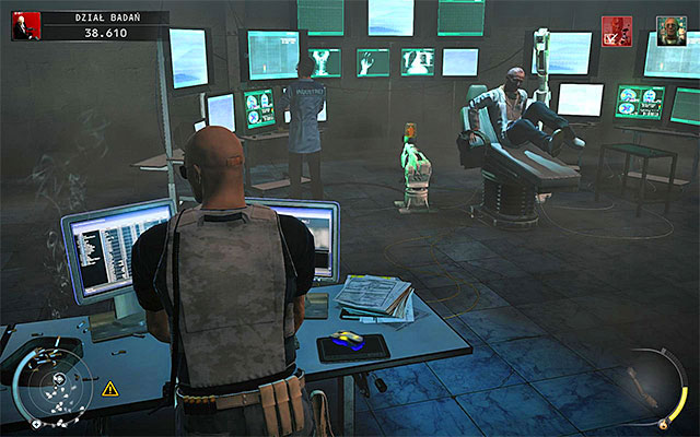 Once you get inside a new room, stand at the left computer terminal and do not move - R&D - Murdering Dr. Ashford | 12: Death Factory - 12: Death Factory - Hitman: Absolution Game Guide