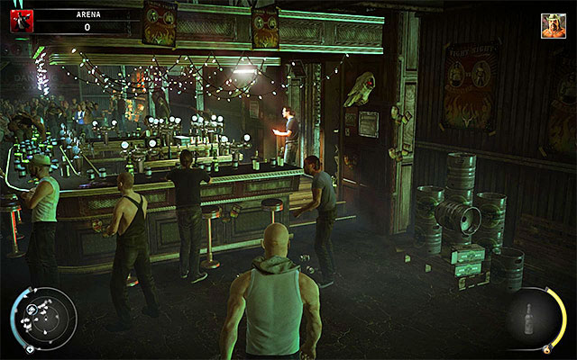 There is nothing interesting on the lower level of the arena, so sooner or later youll have to get to its upper levels - The Arena - Exploring the arena | 13: Fight Night - 13: Fight Night - Hitman: Absolution Game Guide