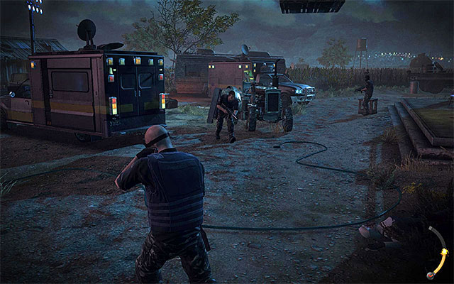 The command post is located in the middle of the main farmhouse area (screen above) so its in the same place where youve found LaSandra Dixon - Cornfield - Reaching the command post | 14: Attack of the Saints - 14: Attack of the Saints - Hitman: Absolution Game Guide