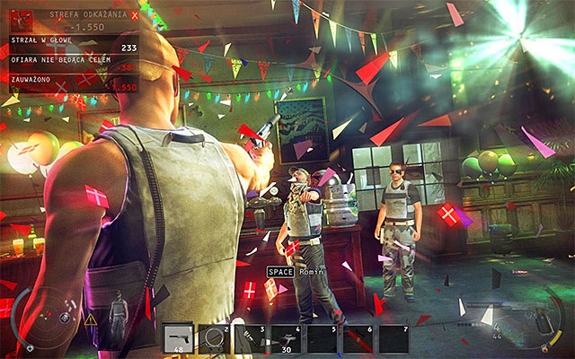 Once all characters appear to the cake, use the point shooting mode and mark all four guards to be killed, LEAVING Carl alive - 12: Death Factory - p. 2 | Challenges - Challenges - Hitman: Absolution Game Guide