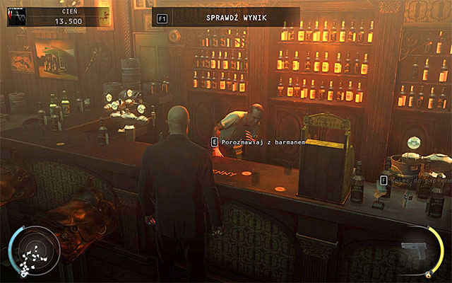Regardless of whether you took part in fights or you avoided them, you have to reach a place where you can find the bartender - Great Balls of Fire - Getting to the bartender after starting a fight | 7: Welcome to Hope - 7: Welcome to Hope - Hitman: Absolution Game Guide