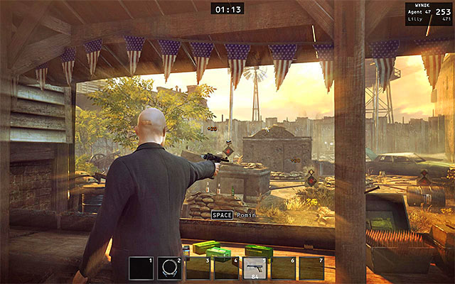 Gaining 471 points is not possible in a standard way, so you have to use Instinct from time to time - Gun Shop - Winning the shooting range contest | 8: Birdies Gift - 8: Birdies Gift - Hitman: Absolution Game Guide