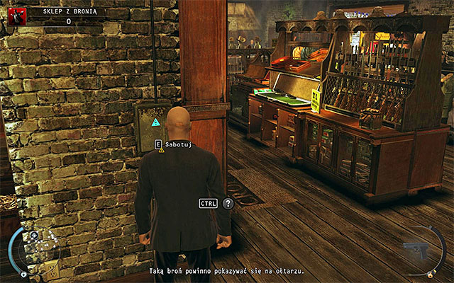 In order to steal Silverballers you have to obtain a key to the cabinet - Gun Shop - Getting the key to the cabinet | 8: Birdies Gift - 8: Birdies Gift - Hitman: Absolution Game Guide