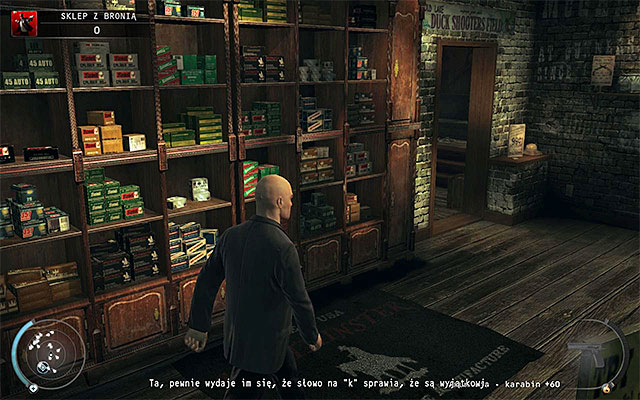 The second option is to take away the notebook from the gun shop owner - Gun Shop - Getting the key to the cabinet | 8: Birdies Gift - 8: Birdies Gift - Hitman: Absolution Game Guide