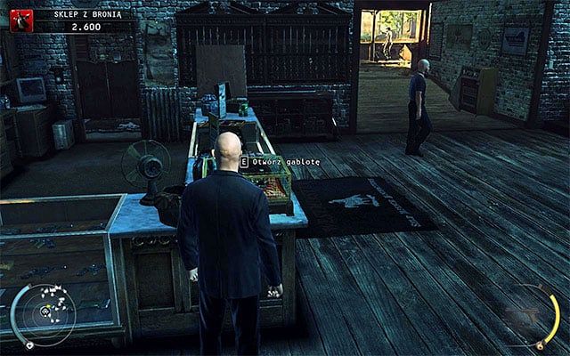 Go to the display case with Silverballers, but do not run to not draw attention on Agent 47 - Gun Shop - Acquiring Silverballers | 8: Birdies Gift - 8: Birdies Gift - Hitman: Absolution Game Guide