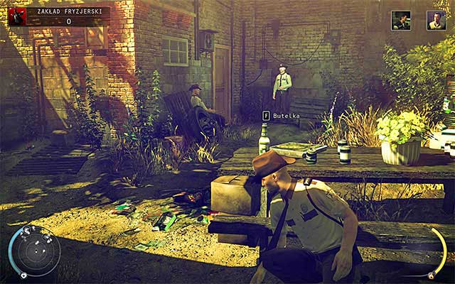 Another variant is to use the entrance to the buildings basement - Barbershop - Exploring the barbershop | 9: Shaving Lenny - 9: Shaving Lenny - Hitman: Absolution Game Guide