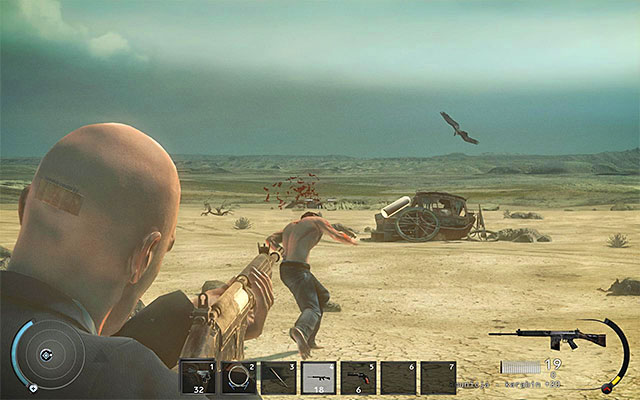 Another idea is using firearm - Desert | 10: End of the Road - 10: End of the Road - Hitman: Absolution Game Guide