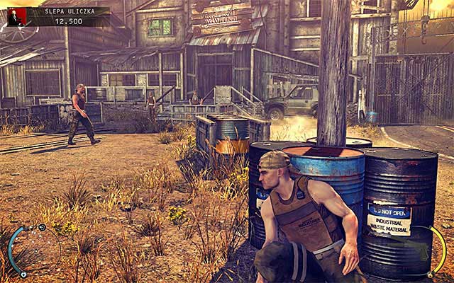 If you play on one of lower difficulty levels then you can try to get to the main sawmill entrance shown on the above screen, although you would have to use then Instinct regularly to hide your identity - Dead End - Locating sawmill entrance | 11: Dexter Industries - 11: Dexter Industries - Hitman: Absolution Game Guide