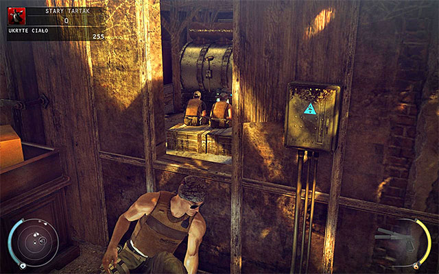 Regardless of whether you eliminated the mentioned guard or not, you should get interested in a fuse box shown on the above screen - Old Mill | 11: Dexter Industries - 11: Dexter Industries - Hitman: Absolution Game Guide