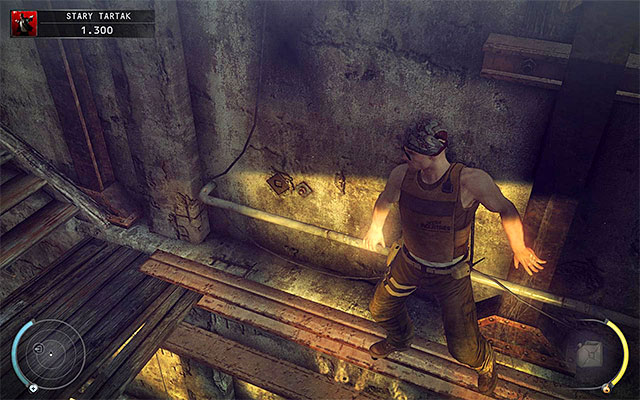 Regardless of whether you acted with the last group of enemies, go up the stairs to the upper level - Old Mill | 11: Dexter Industries - 11: Dexter Industries - Hitman: Absolution Game Guide