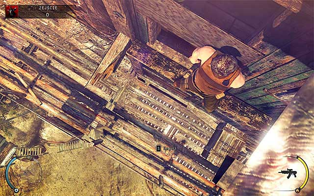 The second option is to omit the shutter and in order to do it you have to wait until the nearby guard walks away or push him - Descent - Getting into mines | 11: Dexter Industries - 11: Dexter Industries - Hitman: Absolution Game Guide